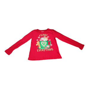 The Children's Place Merry Everything Long Sleeve Shirt S 5/6